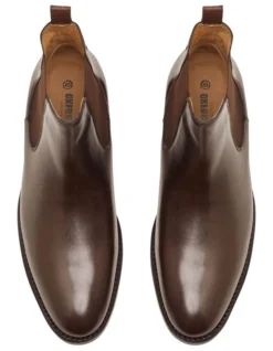 Oxford Gage Goodyear Welted Chelsea Boots In Chocolate -Myer Clothing Shop 948937600 5 720x928