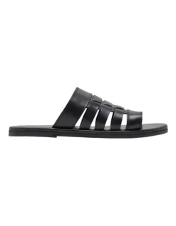 Oxford Tristan Fisherman Slide In Black