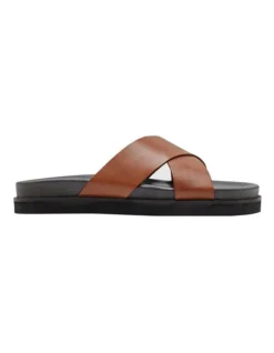 Oxford Pete Cross Over Slide In Tan
