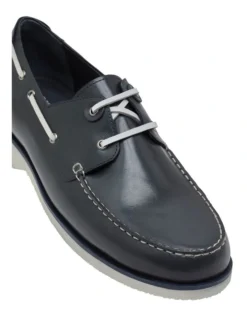 Oxford Logain Boatshoes In Navy -Myer Clothing Shop 948938590 3 720x928