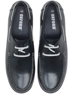 Oxford Logain Boatshoes In Navy -Myer Clothing Shop 948938590 5 720x928