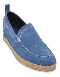 Oxford Joseph Suede Espadrille Shoes In Cobalt Blue -Myer Clothing Shop 948938770 3 720x928