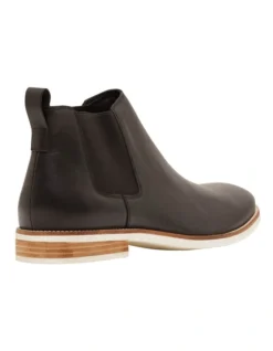 Oxford Stuart Leather Chelsea Boots In Black -Myer Clothing Shop 948938950 4 720x928