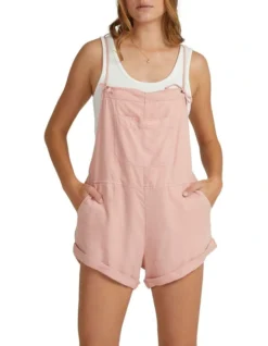 Billabong Wild Pursuit Overall In Ash Rose -Myer Clothing Shop 948946690 3 720x928