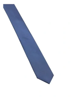 Oxford Plain Silk Tie In Navy -Myer Clothing Shop 948974770 3 1 720x928