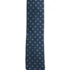 Oxford Geo Joy Silk Tie In Navy/Green