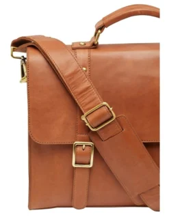 Oxford Olli Leather Briefcase In Dark Tan -Myer Clothing Shop 948977740 3 1 720x928