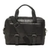 Oxford Dylan Leather Briefcase In Black