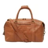 Oxford New Foster Leather Overnight Bag In Cognac