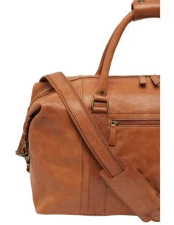 Oxford New Foster Leather Overnight Bag In Cognac -Myer Clothing Shop 948978190 3 1 720x928