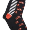 Oxford Surfs Up 3 Pack Socks In Navy/Red