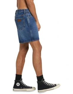 Wrangler Slacker Short In Blue -Myer Clothing Shop 949028140 3 720x928