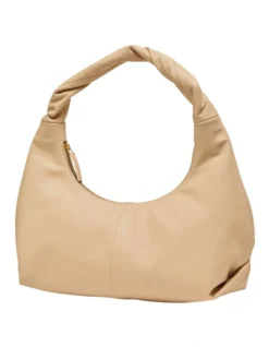 Oxford Nomi Soft Leather Bag In Taupe