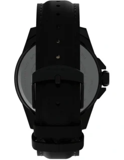 TIMEX Essex Ave TW2V42900 Leather Watch In Black 7 TIMEX Essex Ave TW2V42900 Leather Watch In Black -Myer Clothing Shop 949052440 3 720x928