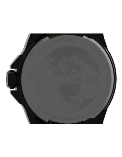 TIMEX Essex Ave TW2V42900 Leather Watch In Black 9 TIMEX Essex Ave TW2V42900 Leather Watch In Black -Myer Clothing Shop 949052440 5 720x928