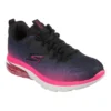 Skechers Go Walk Air 2.0 Quick Breeze Shoe In Black/Hot Pink