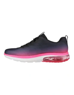Skechers Go Walk Air 2.0 Quick Breeze Shoe In Black/Hot Pink -Myer Clothing Shop 949145050 3 720x928