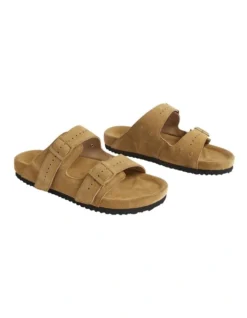 French Connection Zane Leather Slide -Myer Clothing Shop 949364920 949373830 3 720x928