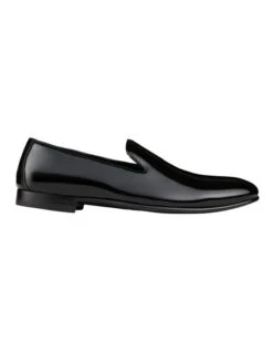 Percival Patent Leather Loafers In Black