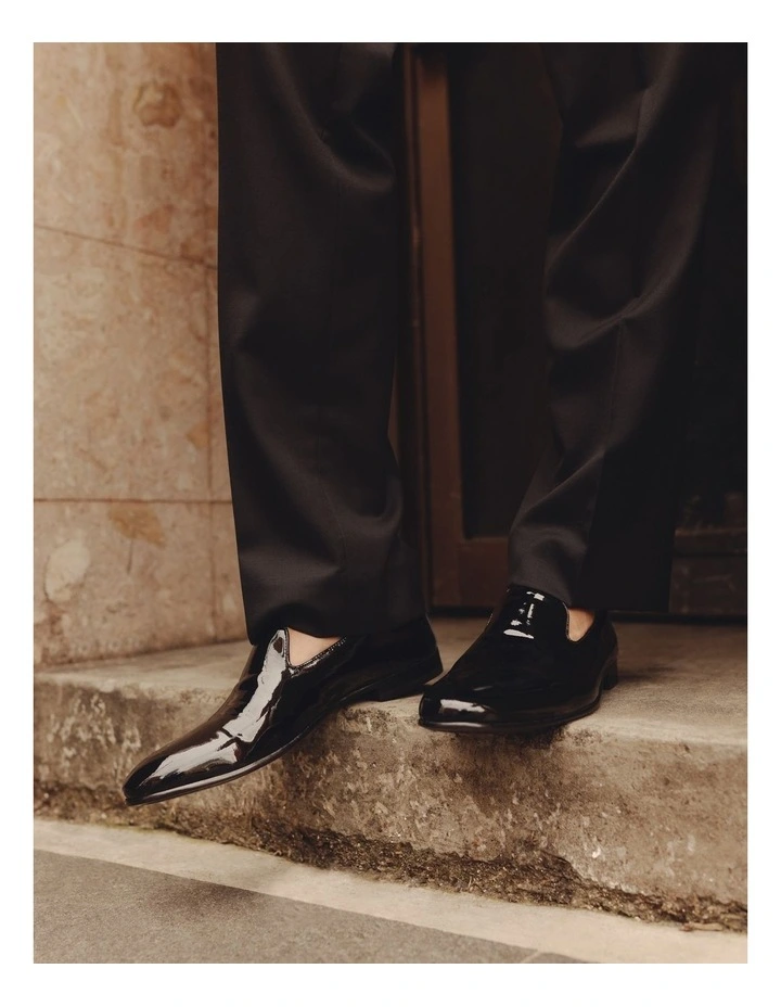 Percival Patent Leather Loafers In Black 2 Percival Patent Leather Loafers In Black - Image 2