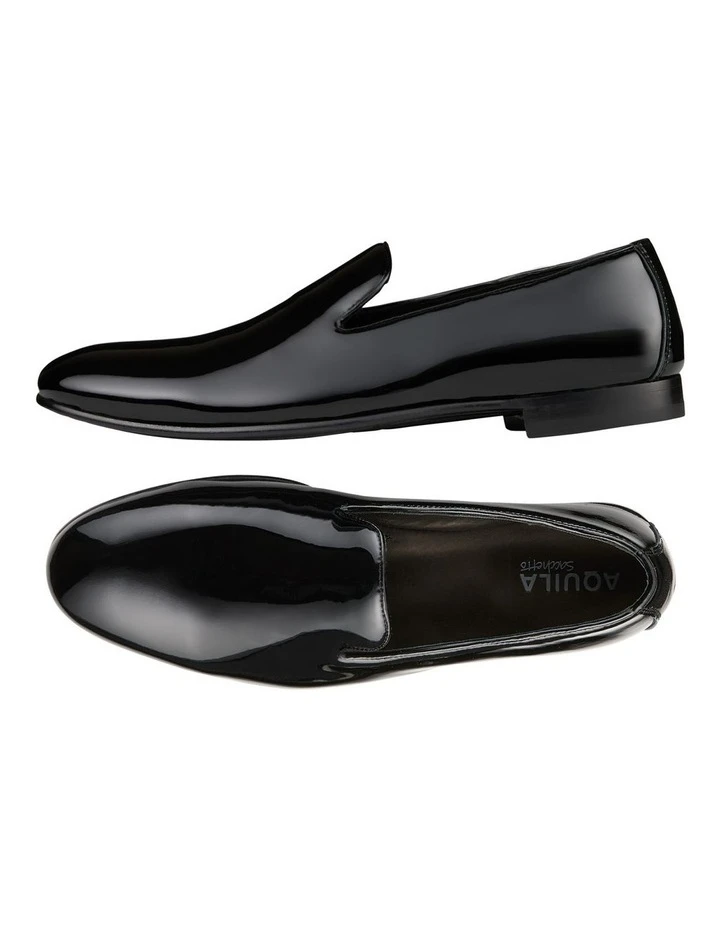 Percival Patent Leather Loafers In Black 3 Percival Patent Leather Loafers In Black - Image 3