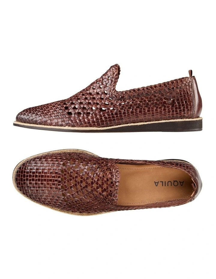 Costa Leather Casual Shoes In Brown 2 Costa Leather Casual Shoes In Brown - Image 2