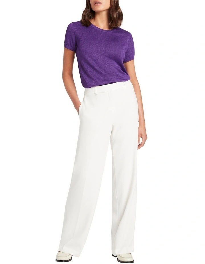 Millie Shimmer Knit In Amethyst 2 Millie Shimmer Knit In Amethyst - Image 2