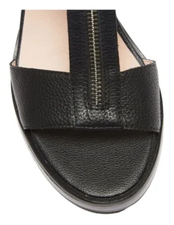 Abigail Heeled Sandal In Black/Black Leather -Myer Clothing Shop 950054050 7 720x928