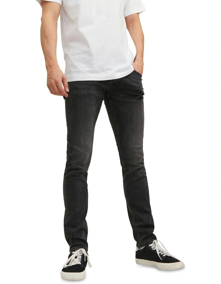 Jack & Jones Glenn Original Slim Fit Jeans In Black 1 Jack & Jones Glenn Original Slim Fit Jeans In Black