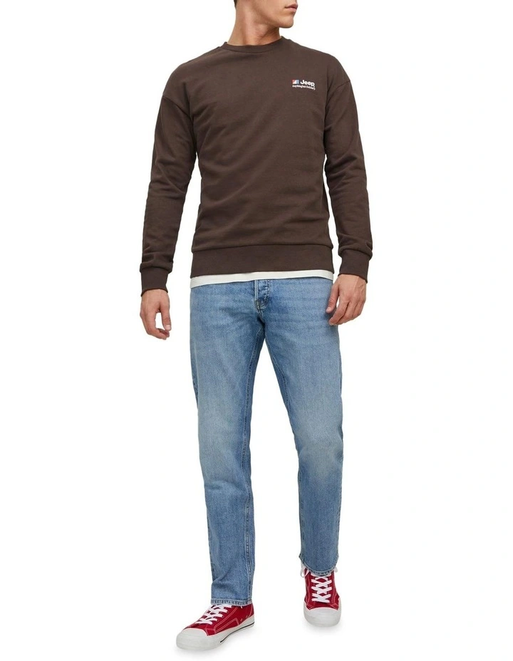 Jack & Jones Mike Original Breaks Jeans In Blue Denim 5 Jack & Jones Mike Original Breaks Jeans In Blue Denim - Image 5