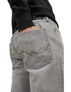 Jack & Jones Mike Original Breaks Jeans In Grey Denim -Myer Clothing Shop 950192290 4 720x928