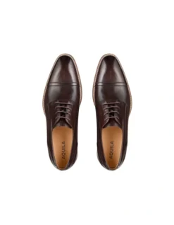 Winston Leather Dress Shoes In Dark Brown -Myer Clothing Shop 950201920 3 720x928