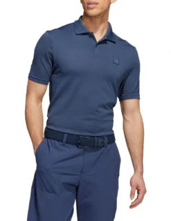 ADIDAS Go-To Seamless Polo Shirt In Navy
