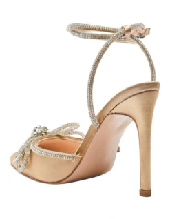 Rory Heeled Shoes In Gold Satin -Myer Clothing Shop 950234860 6 720x928