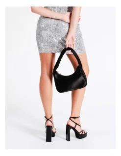 Tijuana Zip Top Shoulder Bag In Black -Myer Clothing Shop 950264830 4 1 720x928