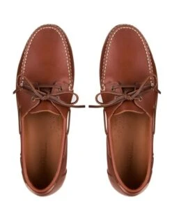 Hatch Leather Boat Shoes In Brown 5 Hatch Leather Boat Shoes In Brown -Myer Clothing Shop 950398930 3 720x928