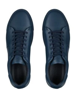 Vice Leather Sneakers In Blue -Myer Clothing Shop 950399290 4 720x928