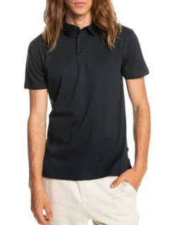 Quiksilver Everyday Sun Cruise Polo In Black