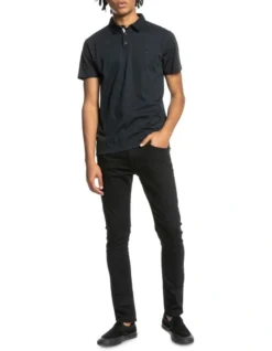 Quiksilver Everyday Sun Cruise Polo In Black -Myer Clothing Shop 950426380 4 720x928