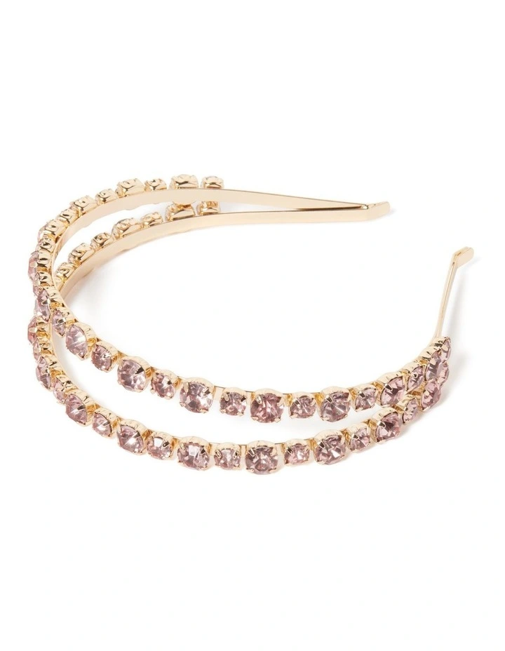 Forever New Lacey Double Row Jewel In Pink 1 Forever New Lacey Double Row Jewel In Pink