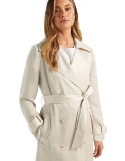 Forever New Sally Satin Trench In Champagne 7 Forever New Sally Satin Trench In Champagne -Myer Clothing Shop 950570290 4 720x928