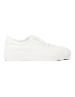 Forever New Andie Flatform Sneaker In White