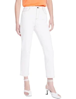 Girlfriend Jean In White