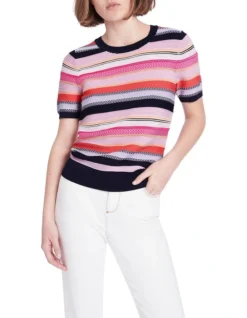 Some Stripe Of Love Knit In Sorbet Stripe
