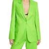 Love Or Lustre Relaxed Fit Blazer In Neon Green