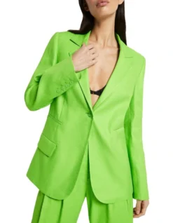 Love Or Lustre Relaxed Fit Blazer In Neon Green 11 Love Or Lustre Relaxed Fit Blazer In Neon Green -Myer Clothing Shop 950941990 5 720x928