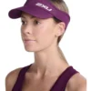 2XU Run Visor In Burgundy