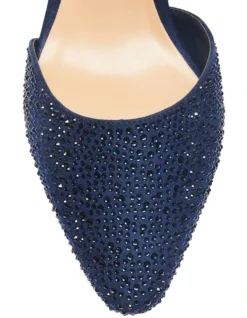 Adelle Heeled Shoes In Navy Fabric -Myer Clothing Shop 951087430 7 720x928