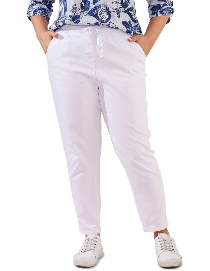 Pull On Jean In White 1 Pull On Jean In White