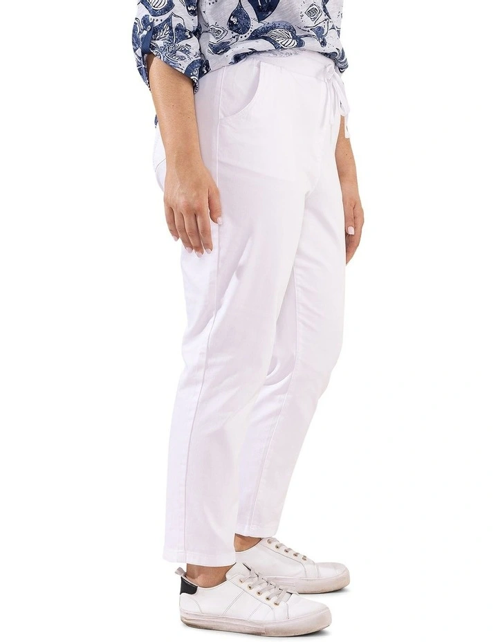 Pull On Jean In White 3 Pull On Jean In White - Image 3